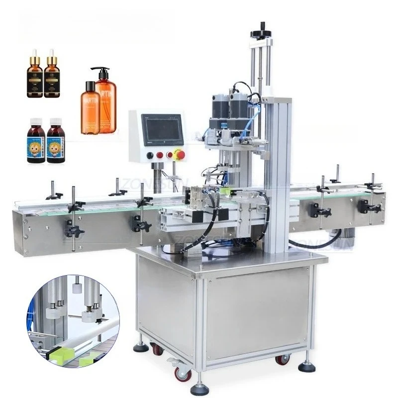 ZONESUN ZS-XG16 Pump Cap Automatic Plastic Bottle Jar Capping Machines For Pet Bottles