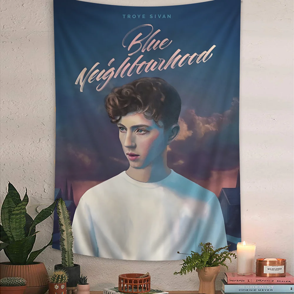 Singer T-Troye Sivan Tapestry Art Printing Bohemian Wall Tapestries Mandala Decor Blanket