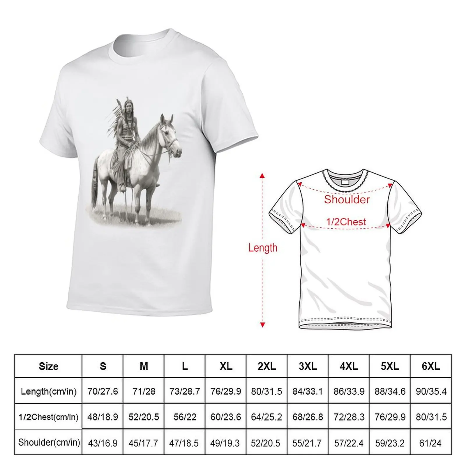 Native American T-Shirt g man t shirts for men t shirts for man graphic vintage T-Shirt