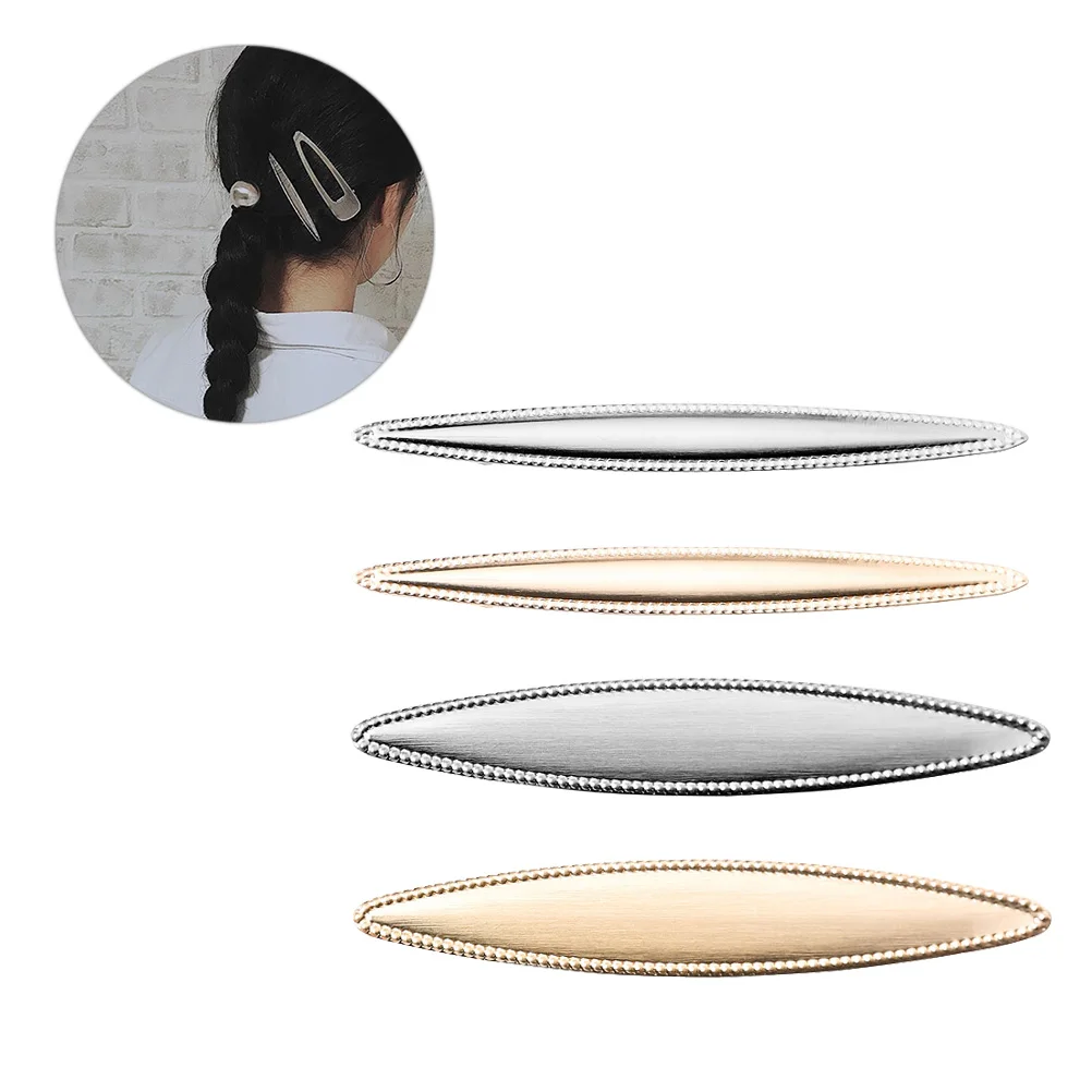 

4 PC Hair Clips Retro Metal Girl Women Fashion Accessories Barrettes Pin Hairpin