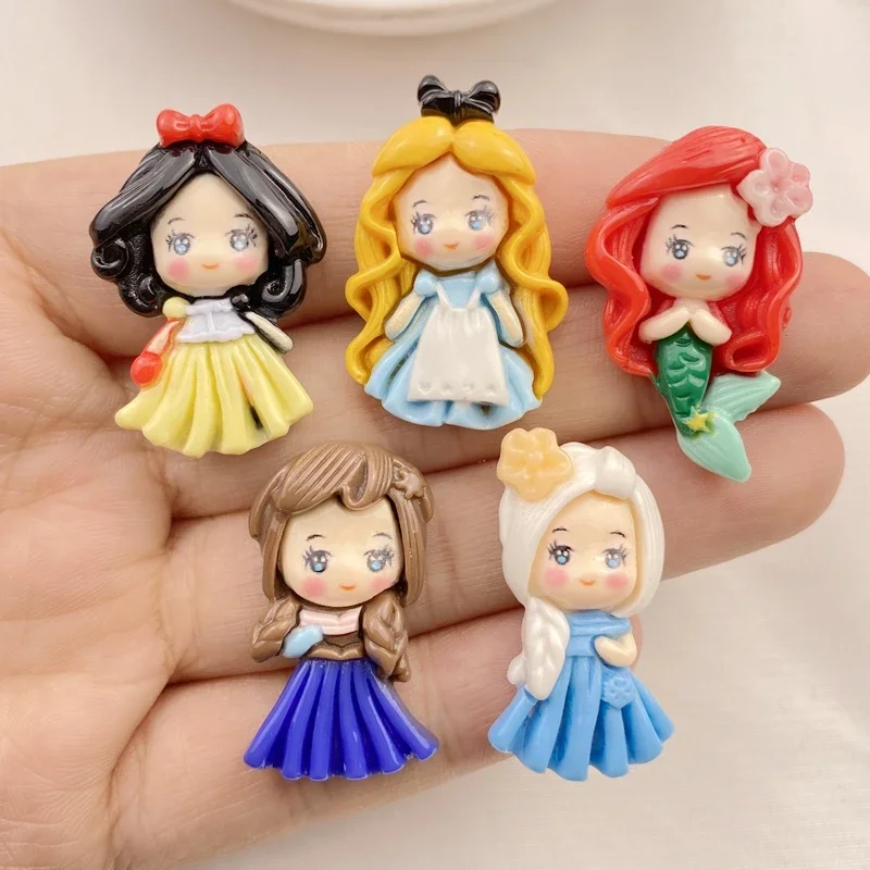 10 pezzi nuovo Kawaii simpatico cartone animato sirena principessa serie Hars Plakboek Fai da te Sieraden Kinderen Cadeau Haarspeld Accessori