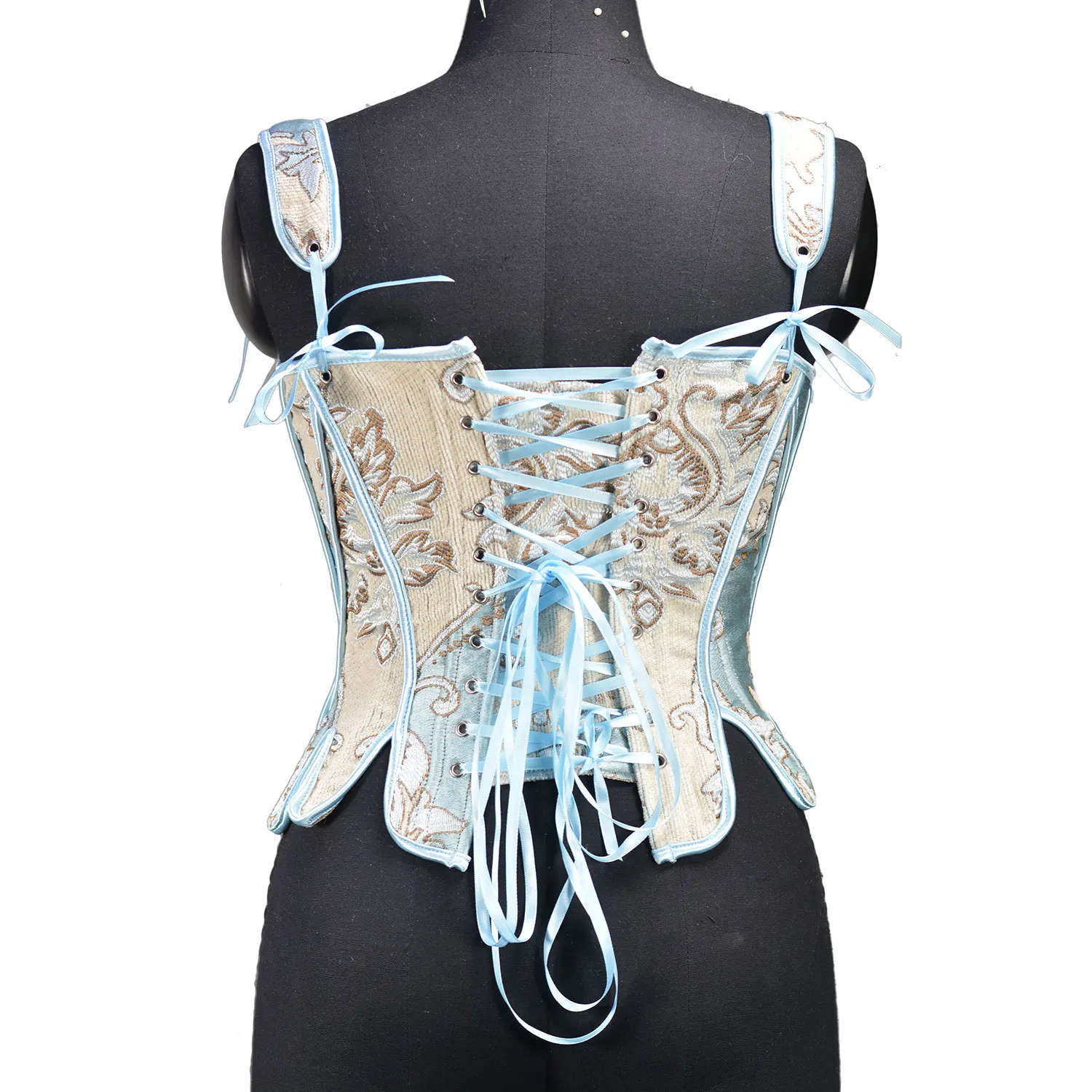 Fashion Strap Crop Top Cute Lace up Corset Y2K Fashion Bustiers for Women