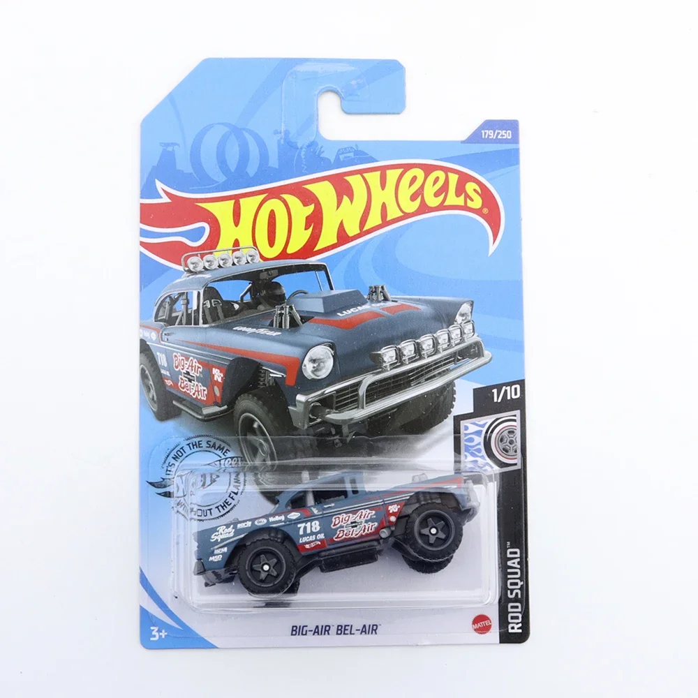 2020-179 2021-130 2022-112 Oryginalne Hot Wheels Mini Alloy Coupe BIG-AIR BEL-AIR 1/64 Metalowy odlewany model samochodu Zabawki dla dzieci Prezent