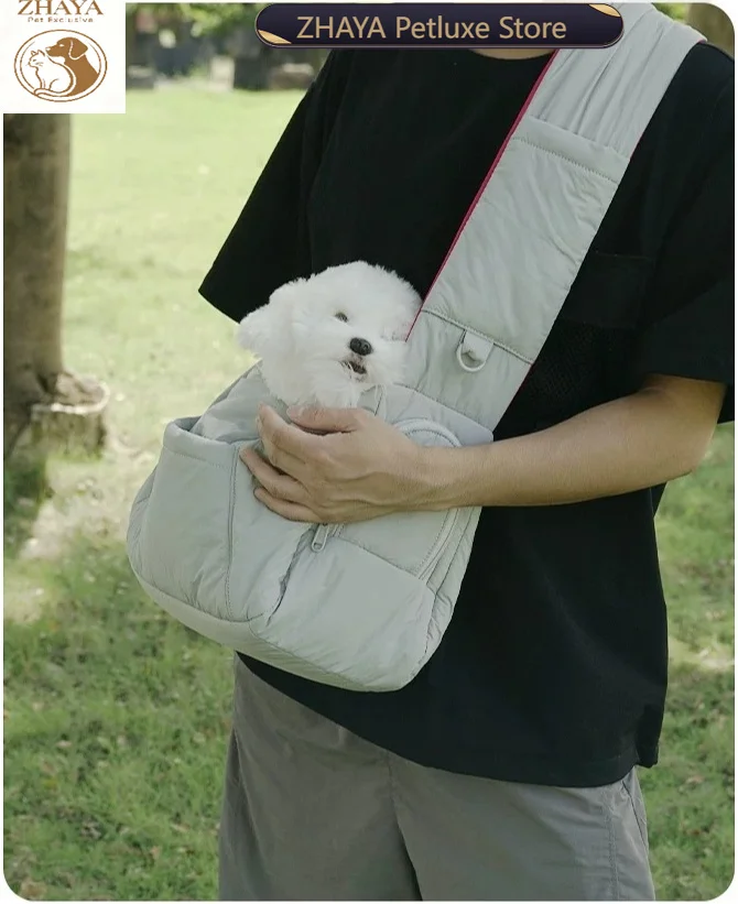ZHAYA Pet Carrier Backpack Portable Lightweight Foldable Soft Sided Warm Plush Lined for Small Dogs Cats Outdoor Travel Hiking