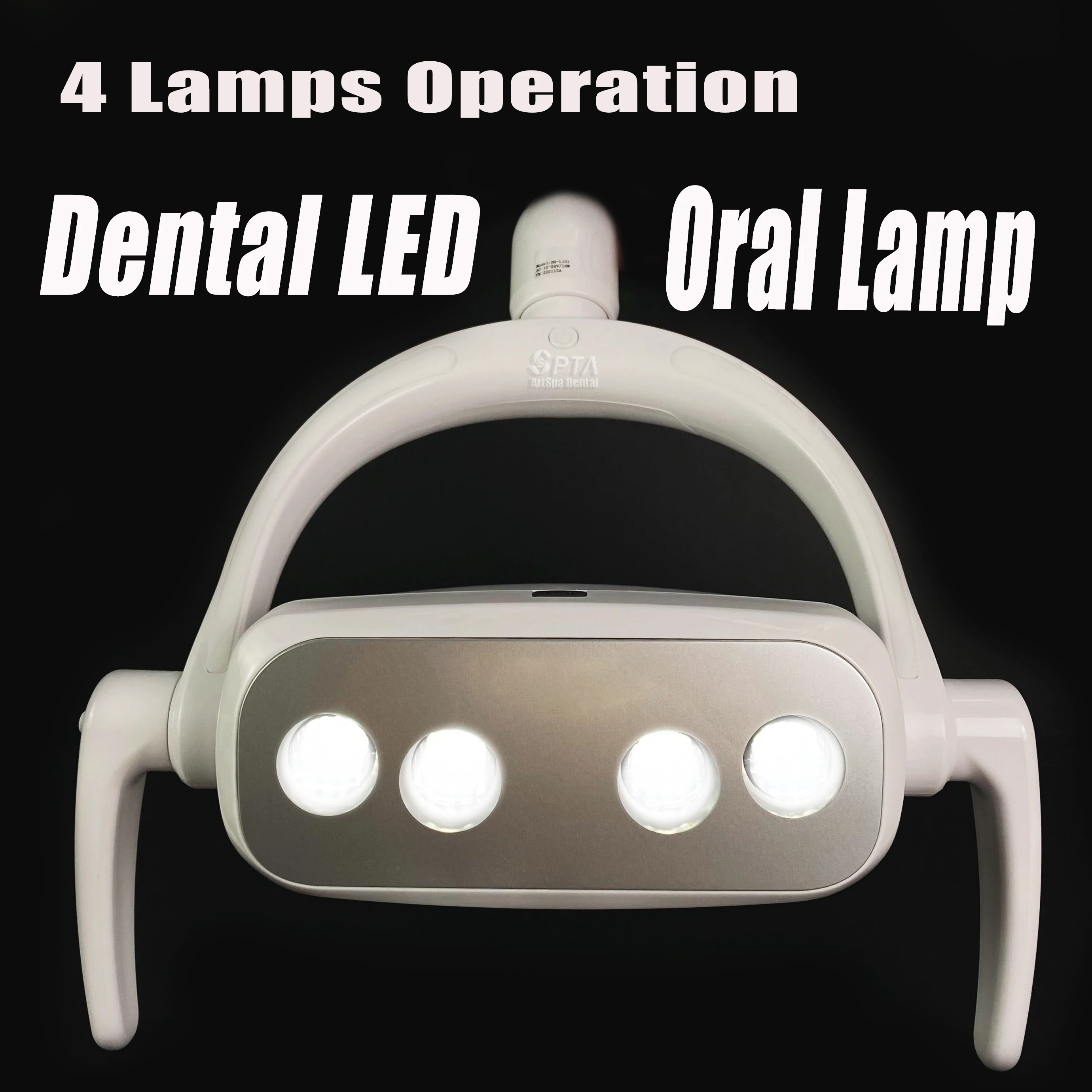 SPTA Dental 4 Lamp with Electromotor Oral Operation Unit Light Sensor Shadowless Installation Contro LED Lamparas Quirofano 18W