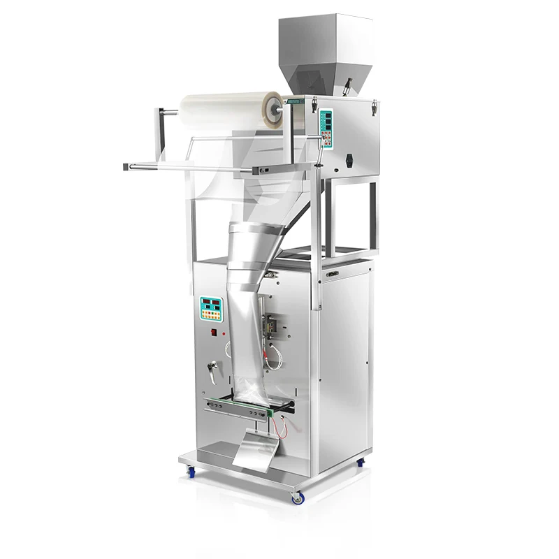 

Vertical Automatic Multi-Purpose Packaging Machine For Snack Granular Sugar Sea Salt Powder Tea Film Paper Foil Packaging