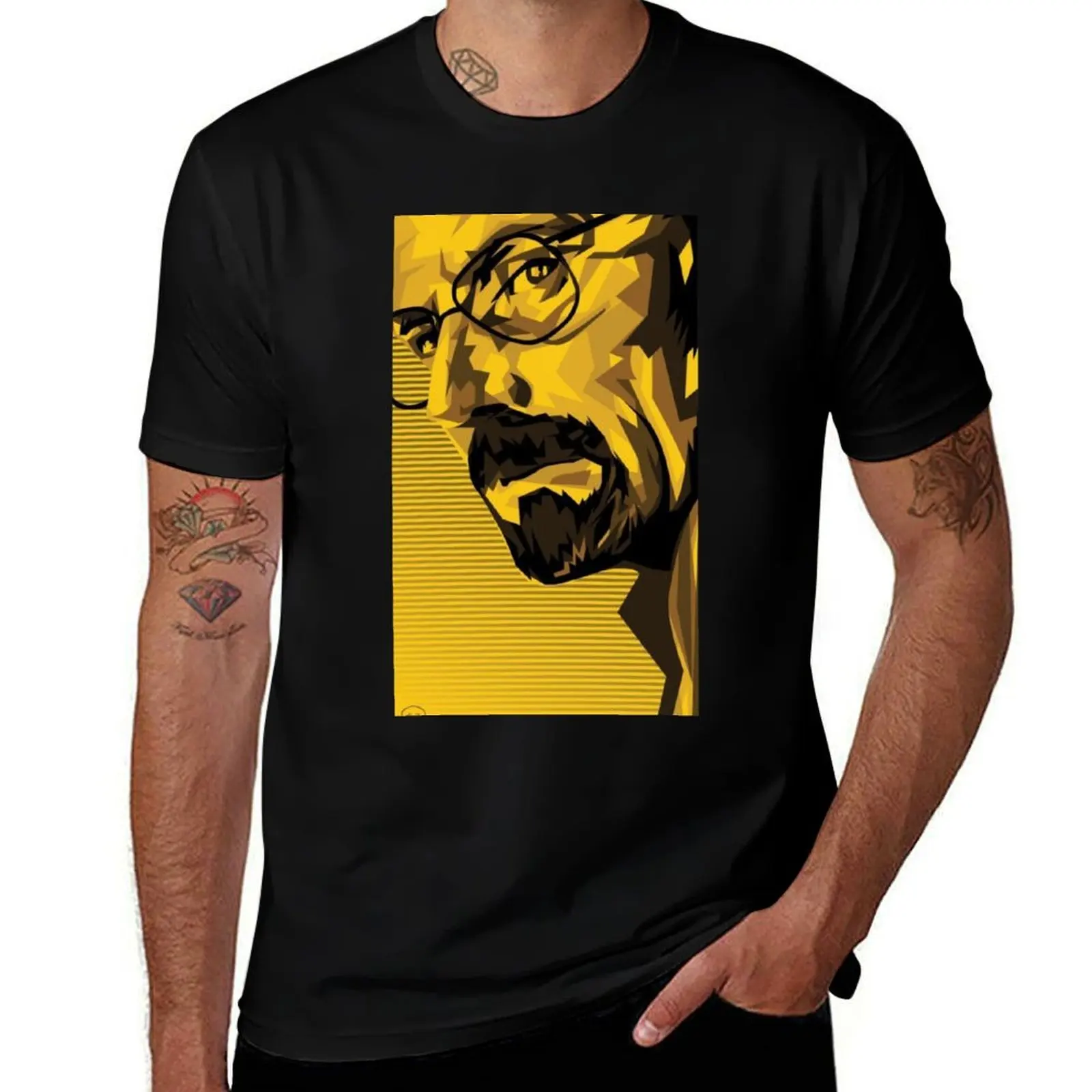Walter is ready for his magic potion! Chemistry lab Heisenberg (Breaking Bad) T-Shirt Holiday Casual Short Sleeve Top