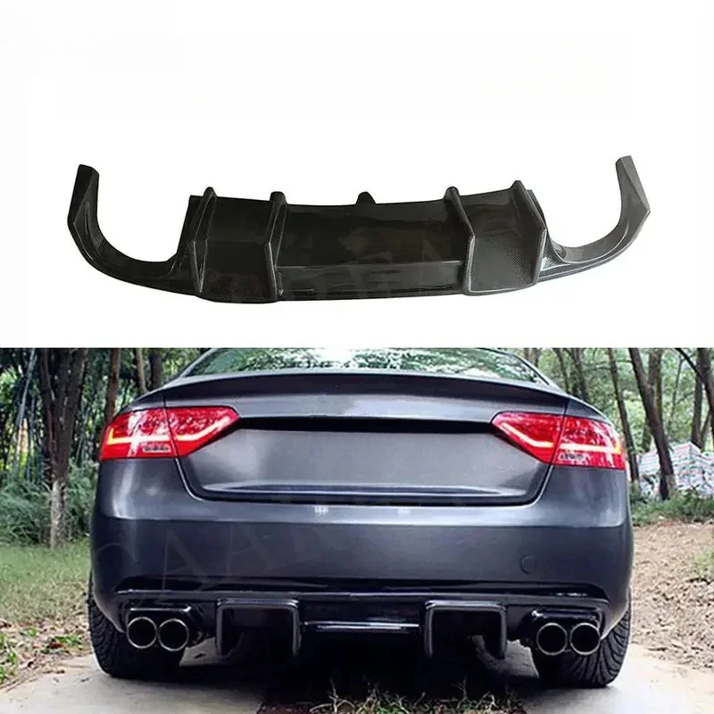 

Carbon Fiber Lower Diffuser, Rear Bumper Lip, Spoiler Wing, and Protective Accessories A5 Standard Edition (2012–2016)