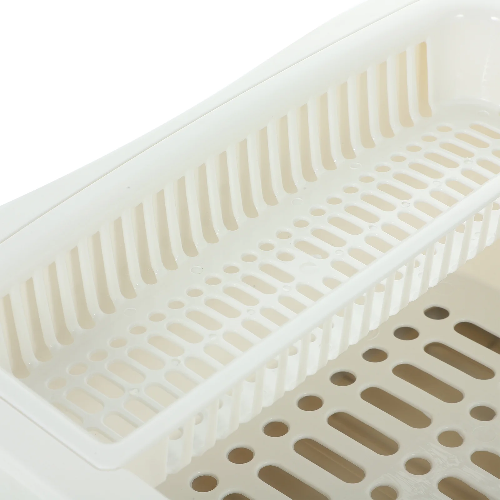 

Tableware Storage Rack With Lid Plastic Dish Drainer For Kitchen Space-Saving Cutlery Organizer Bowls Strainer Rack