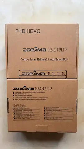 Hot sale!!! ZGEMMA H8.2H plus built in wifi Linux Enigma2 Receptor DVB-S2X+DVB-T2/C H2.65 1080P HD Digital Satellite Receiver