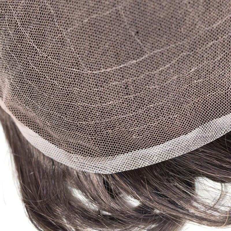 الرجال شعر مستعار دانتيل كامل شعر الإنسان غير مرئية عقدة شعري طبيعي السويسري الدانتيل الجبهة أنظمة استبدال الشعر المستعار التبييض عقدة شعر مستعار الذكور