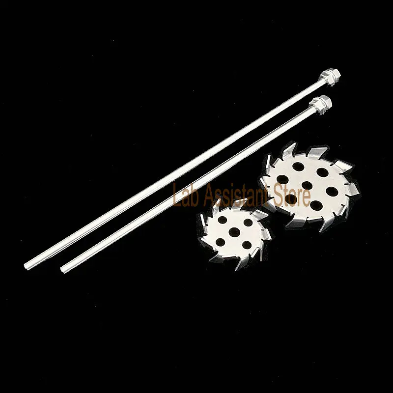 1pcs Lab 50mm-180mm SUS304 Stainless Steel Round Stirring Blade Sawtooth Dispersing Disk (with Dispersion Rod or Not)