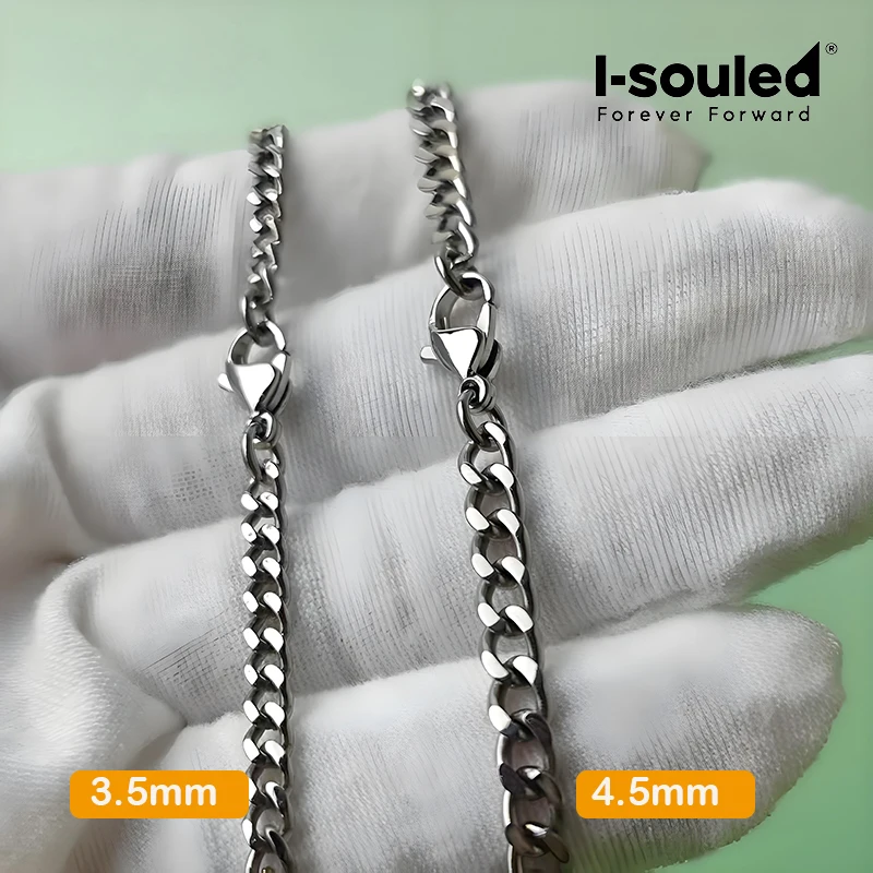 his-hers-hypoallergenic-titanium-cuban-link-chain-45mm-for-men-35mm-for-women-matching-couple-necklaces-for-valentine's-gift