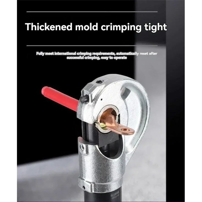 

High Power Hydraulic Mini Battery Powered Crimping Tool Li-Ion Batteries Cale Press Rechargeale Tool Range 16-400mm²