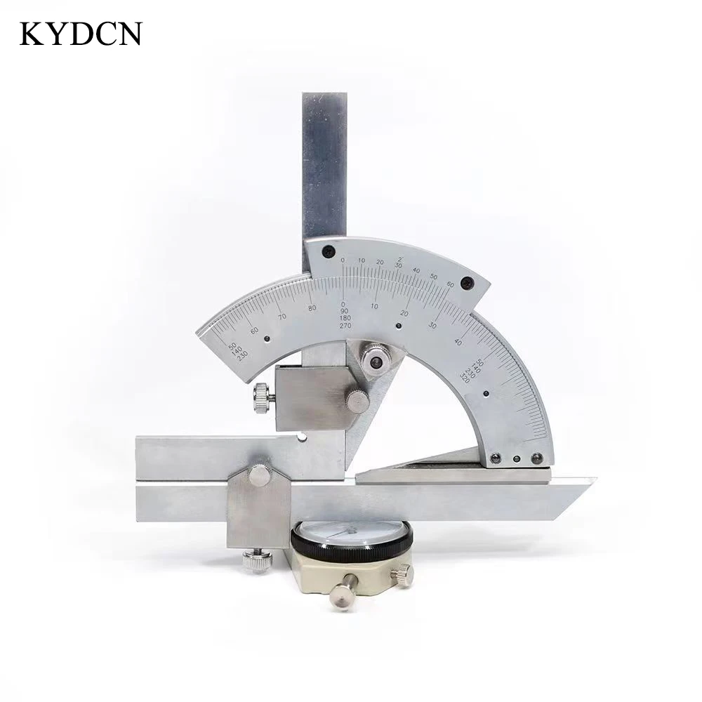 

Accuracy of 0.02 Hi-quality Carbon Steel Universal Bevel Protractor 0-320 Degree Accuracy Angle Measuring Ruler Tools