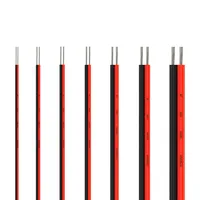 2 Pin LED Strip Cable Electrical Wire Red Black 5V 12V 2 Core JST Flexible Extension Cable For Lamp Bulb Light Automotive 5-100m