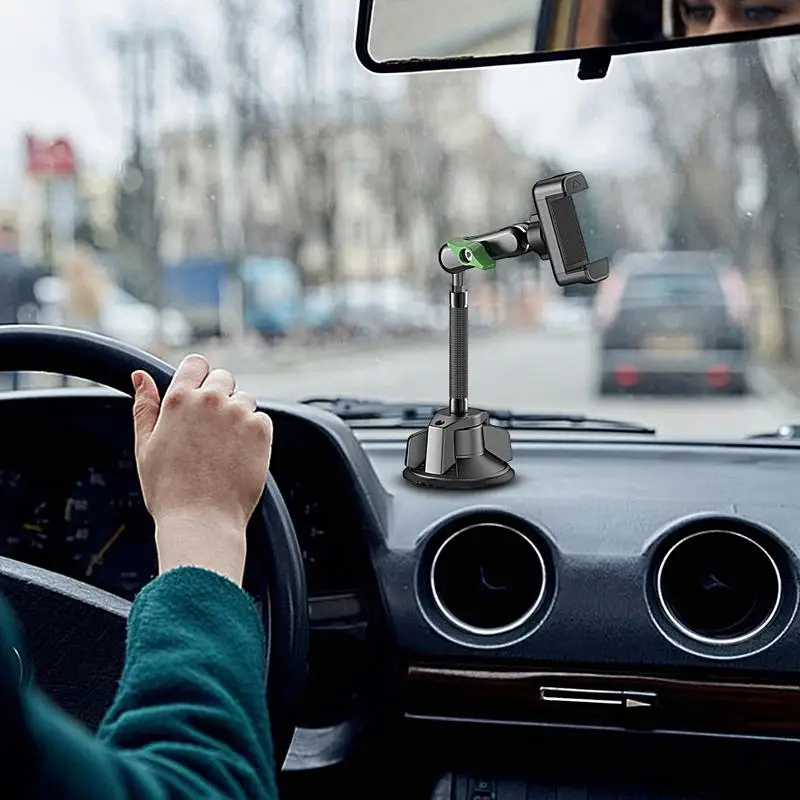 

Car Air Vent Phone Holder Auto Suction Cup Fixed Navigation Bracket Adjustable Angle Design Cell Phone Holder For Truck Sedan