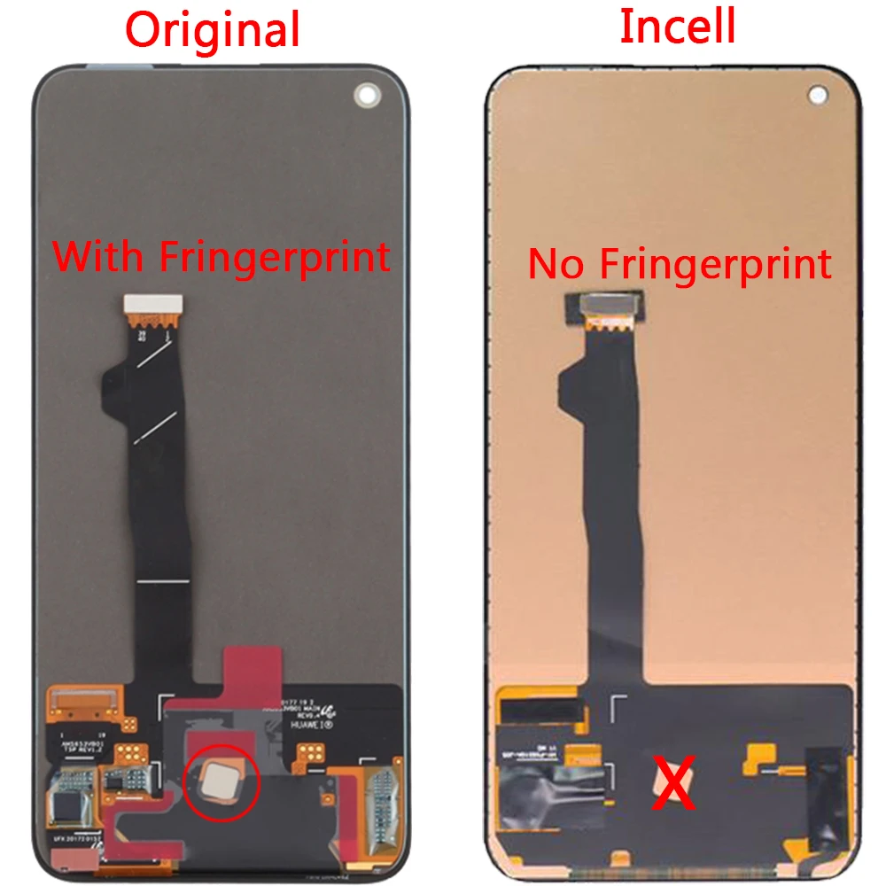 Original For Huawei Nova 7 5G LCD Display Touch Screen With Frame 6.53\