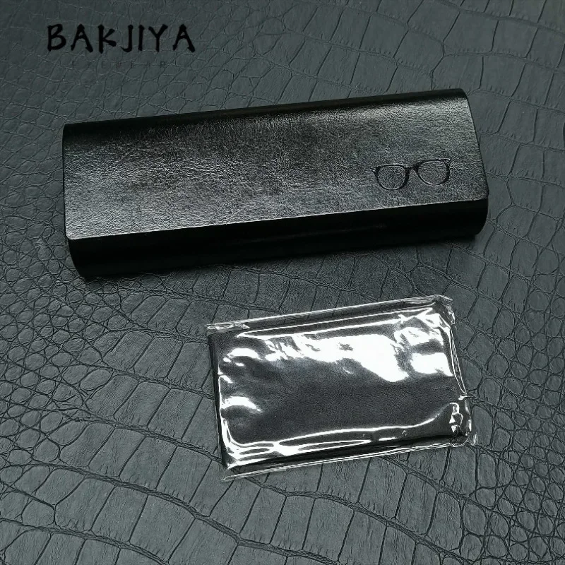 Kacamata buatan tangan antik Titanium bulat bingkai optik Ultra ringan Pria Wanita kacamata resep miopia kacamata penuh