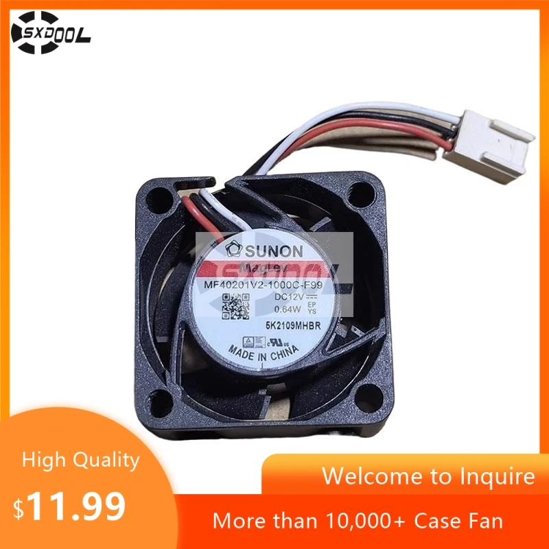

Новый Sunon MF40201V2-1000C-F99 40 мм 4 см вентилятор постоянного тока 12 В 0,64 Вт 4020 40X40X20 мм бесшумный охлаждающий вентилятор