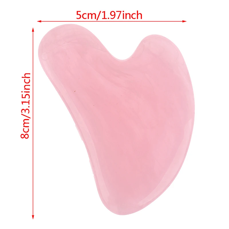 송진 Gua Sha 스크래핑 마사지 스크래퍼, 얼굴 마사지기, 침술 보드, 1 개/세트