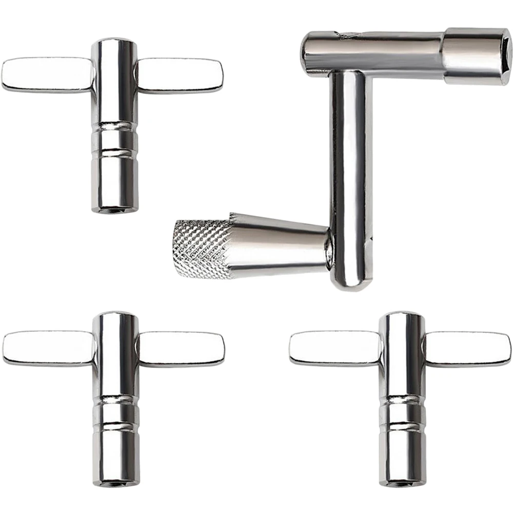 

4pcs Drum Wrench Set Chromed Steel Keys for Drums Percussion Accessories Durable Drum Key Tool Standard Kit Parts
