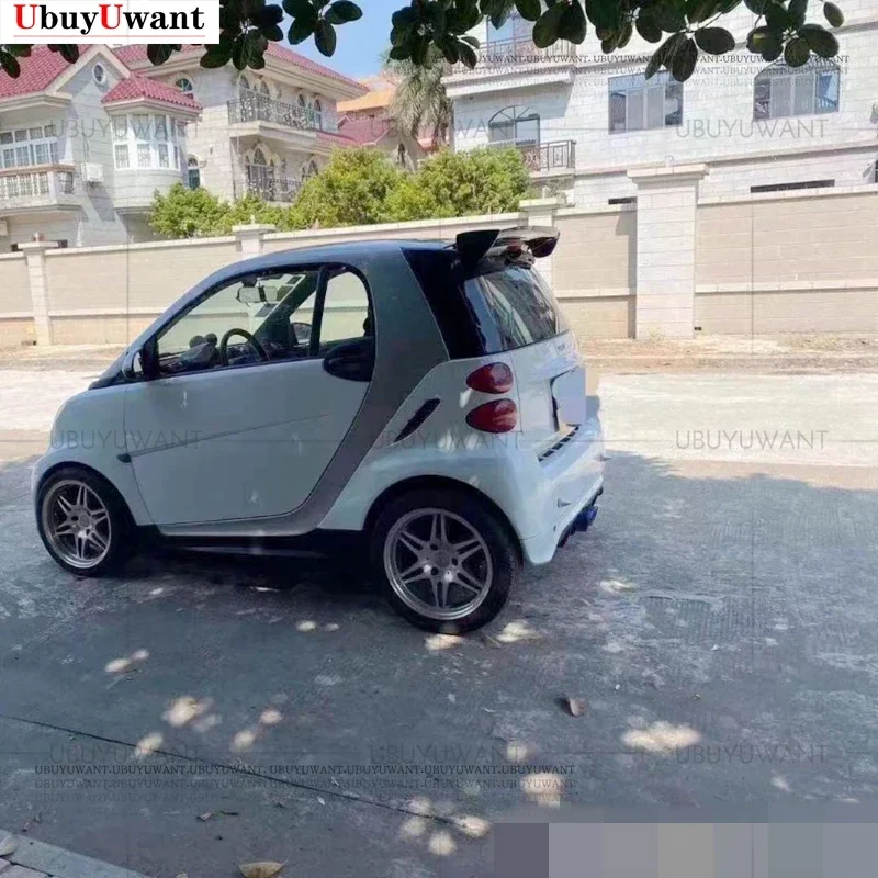 

For Benz Smart Fortwo Fourfour 453 451 ABS Rear Trunk Boot Lid Car Spoiler Ducktail Lip Wing