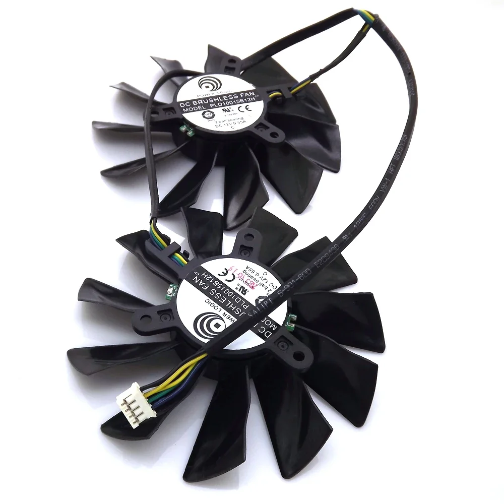PLD10015B12H DC 12V 0.55A 94mm VGA Fan For MSI GTX680 R9-280X R9-270X R7-260X GTX770 Graphics Dual Cooling Fan 4Pin 4Wire
