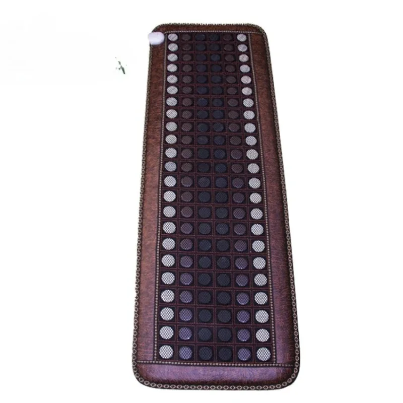 Heated Seat Cushion with Jade Germanium Stones Far Infrared Therapy Mat Office Home Orthopedic Pain Relief Chair Pad