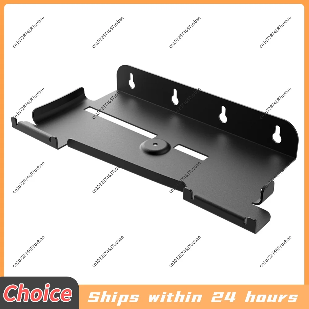Wall Mount Bracket Game Console Base Stand Holder with 2 Controller Mounts Display Stand Base Wall Hanging Stand for PS5 Slim