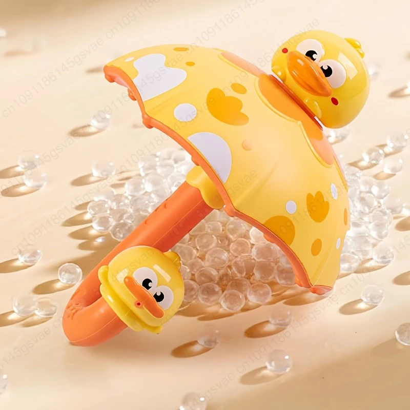 أطفال بطة مظلة دش الأطفال رذاذ الماء حمام لعبة الغزل متعة الوالدين والطفل ألعاب الحمام التفاعلية #3