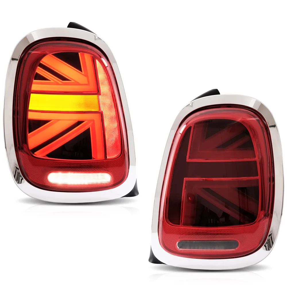 VLAND Full LED Achterlichten voor 2014-2019 Mini Cooper F55 F56 F57, Sequentiële Richtingaanwijzer Achterlicht Montage Upgrade
