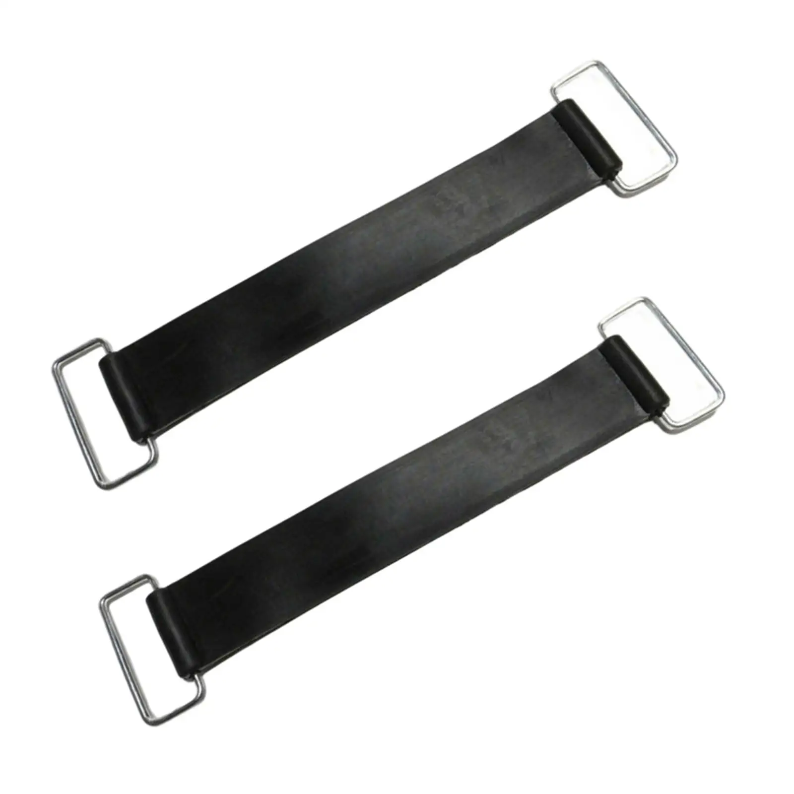 2Pcs Battery Straps Rubber Band Black Durable for rcycle Scooter