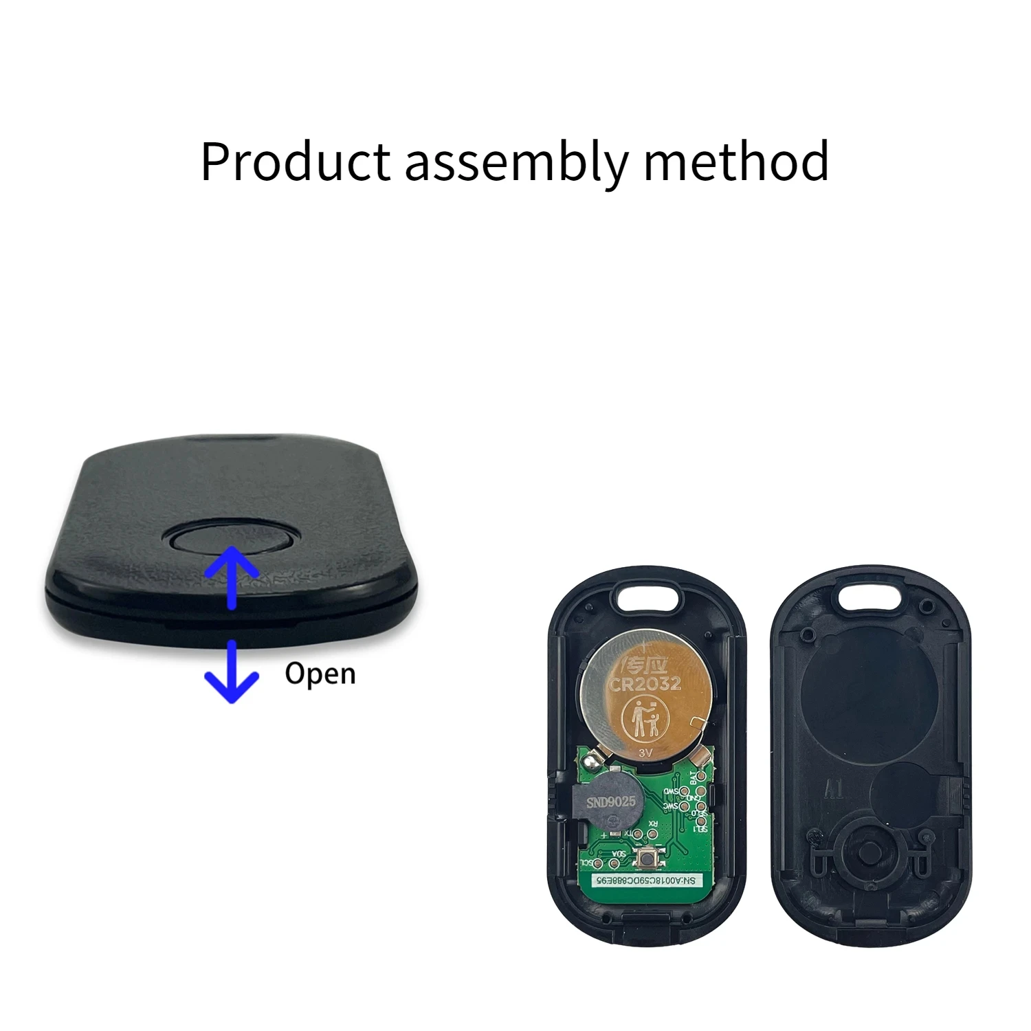 Smart Bluetooth GPS Locator Works With Apple Find My APP,Smart Tracker Anti-lost Device Mini Finder Global Positioning