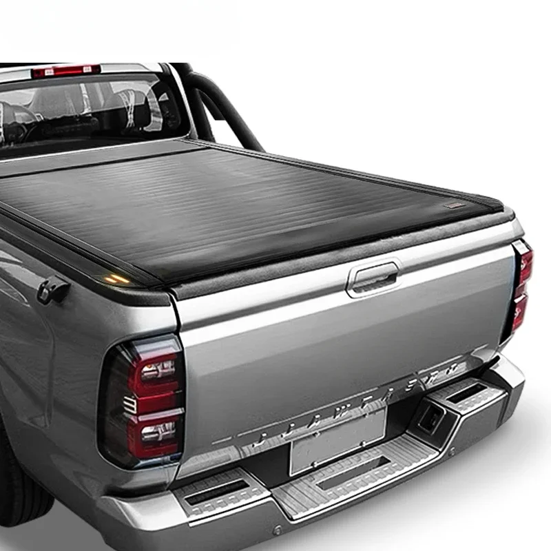 

YTPIONEER Aluminum Pickup Truck Bed Cover Roll Up Roller Lid retractable cover tonneau truck cover for Ford-150