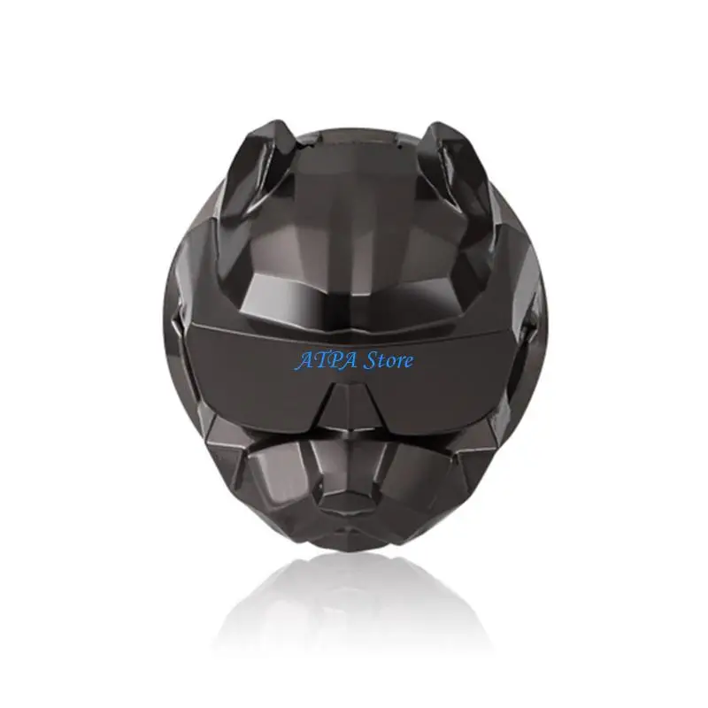 

U13C Personality Dog Car Interior Engine Ignition Start Stop Button Protective Cover Decoration Sticker Car Decor
