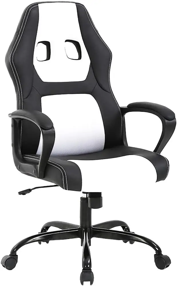 

Office Chair Pc Gaming Chair Cheap Desk Chair Ergonomic Pu Leather Executive Computer Chair Lumbar Support For Women, Men