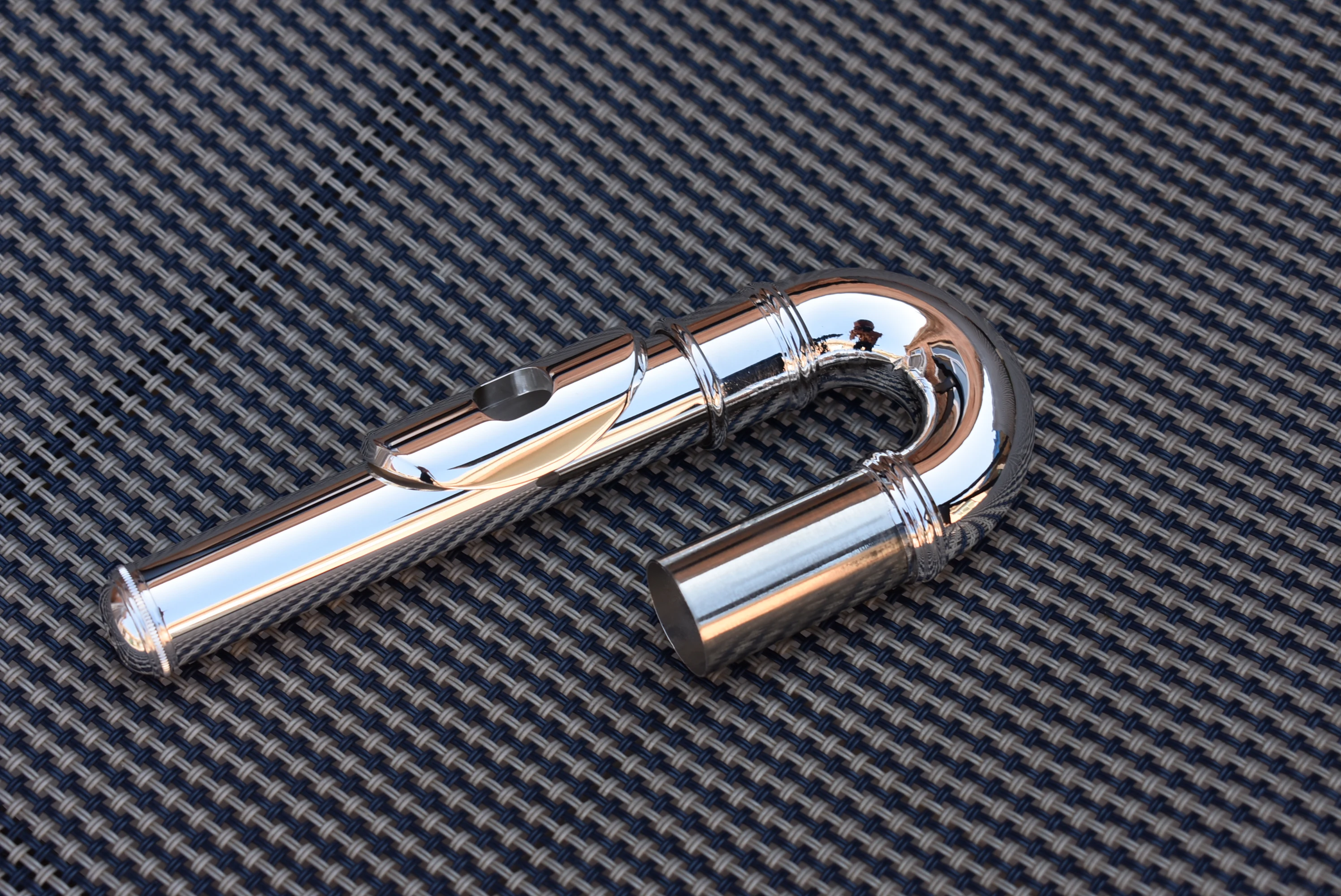 

1 pcs flute bent tip silvered - Yamaha size