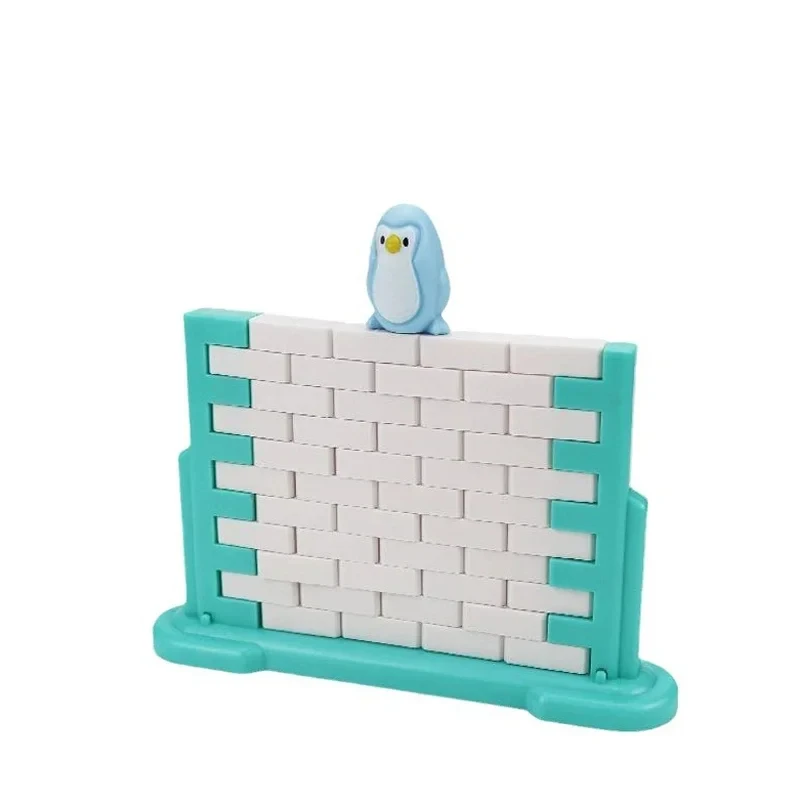 Mini Fun Children Save Penguin Ice Breaker Trap Toys Indoor Board Game Family Part Parent-child Interactive Balance Blocks Gifts