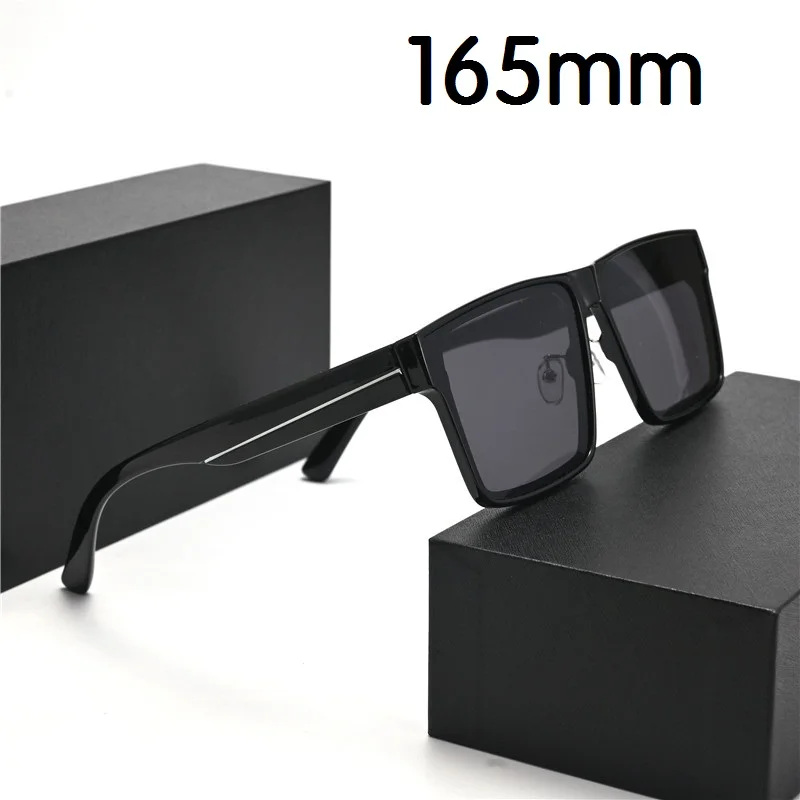 Evove 165mm Oversized Men Sunglasses Women Polarized Black Sun Glasses for Male Unisex Large Big Fat Face XXL Size