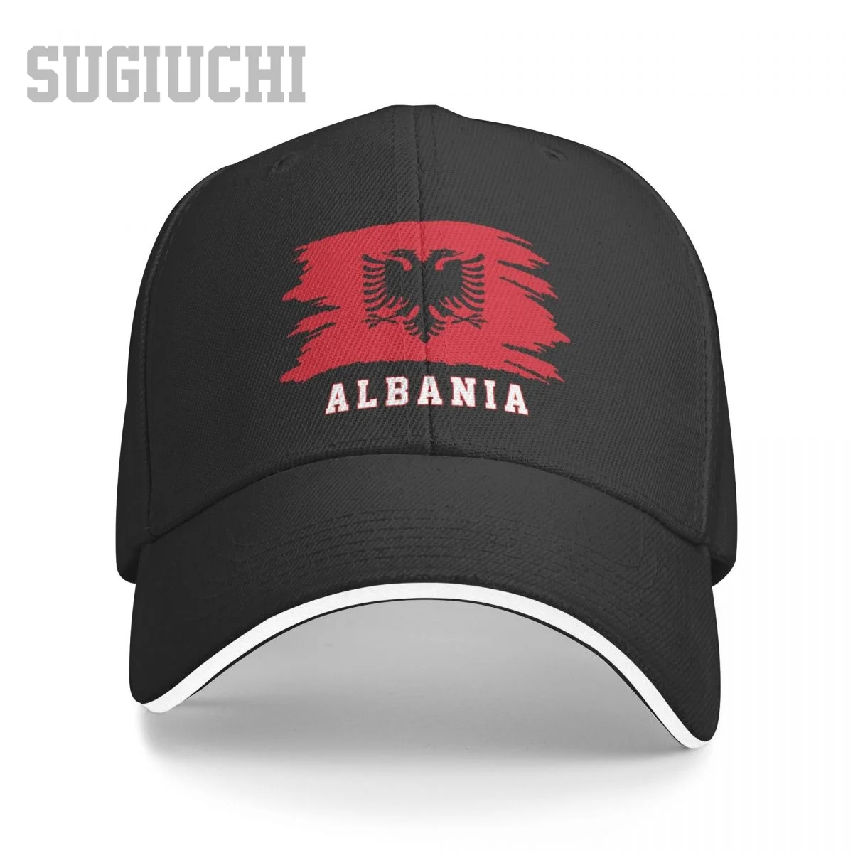 Unisex Sandwich Albania Flag Albanian Baseball Cap Men Women Hip Hop Caps Snapback Golf Hat Fishing