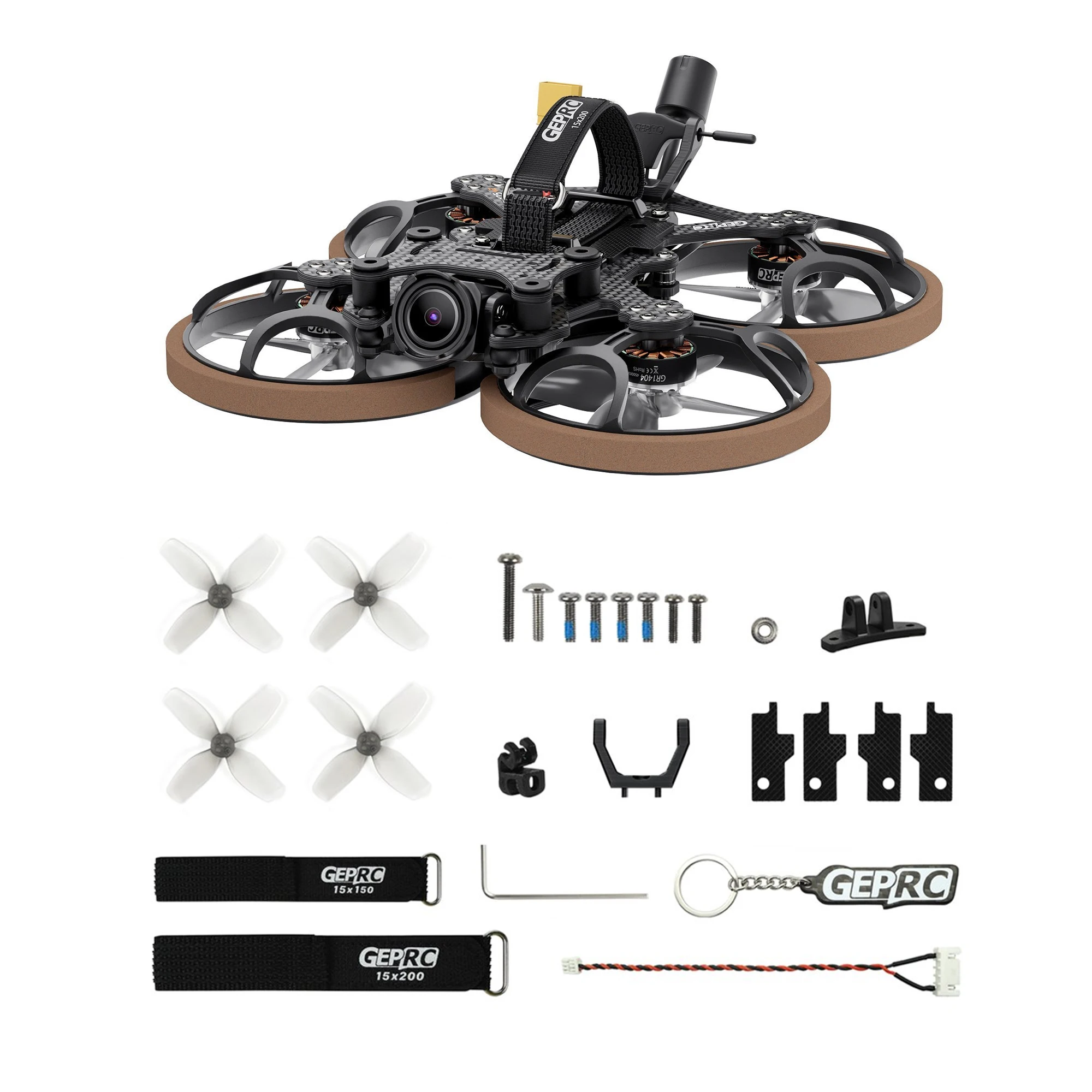 GEPRC Cinelog25 V2 HD O3/Runcam Wasp Quadcopter 2.5Inch Small FPV Drone Weight within 250g with TAKER G4 35A AIO Brushless Motor