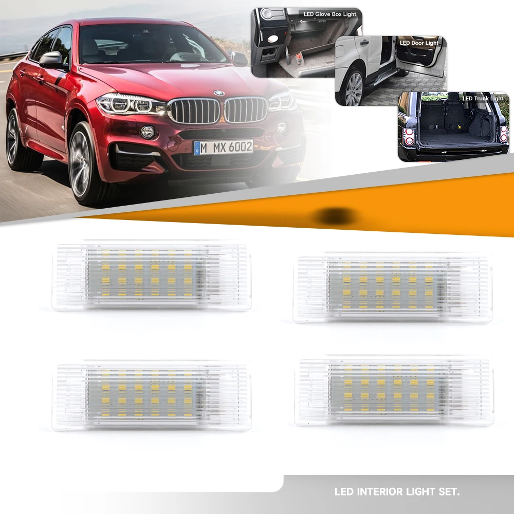 

2/4/8 шт. светодиодный светильник для дверей, перчаточный ящик для ног, лампы для BMW X1 F48 X2 F39 X3 G01 X4 G02 X5 X6 X7, грузовой фонарь