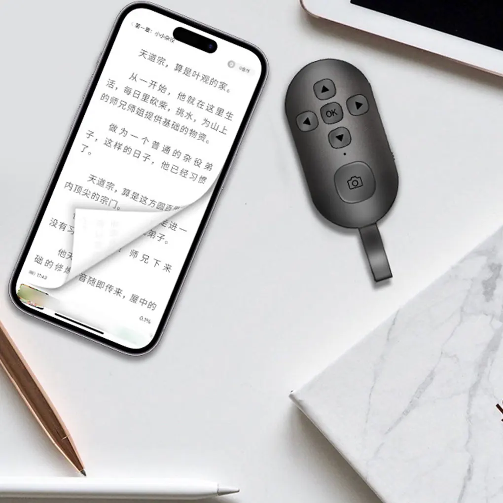 Bluetooth Remote Controller For Wireless Phone Photos Supports Photo Taking And Video Recording