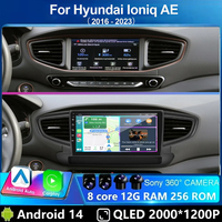 Android 14 Car Radio Carplay Auto For Hyundai Ioniq AE 2016 2017 2018 2019 2020 2021-2023 Multimedia Video Player Stereo GPS DSP