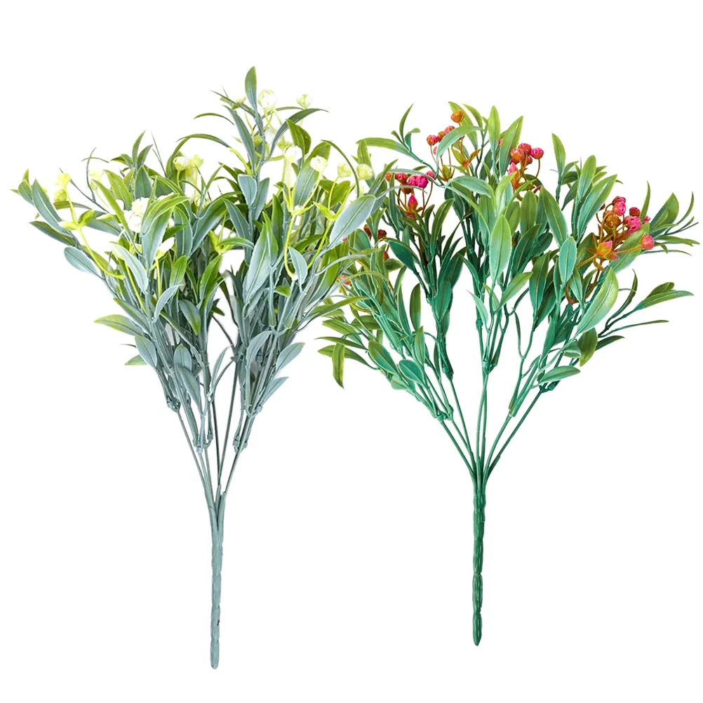 

Artificial Flower Bouquet Lifelike Fake Greenery Wedding Bridal Bouquets For Bride Decor Table Centerpiece Beach Wedding