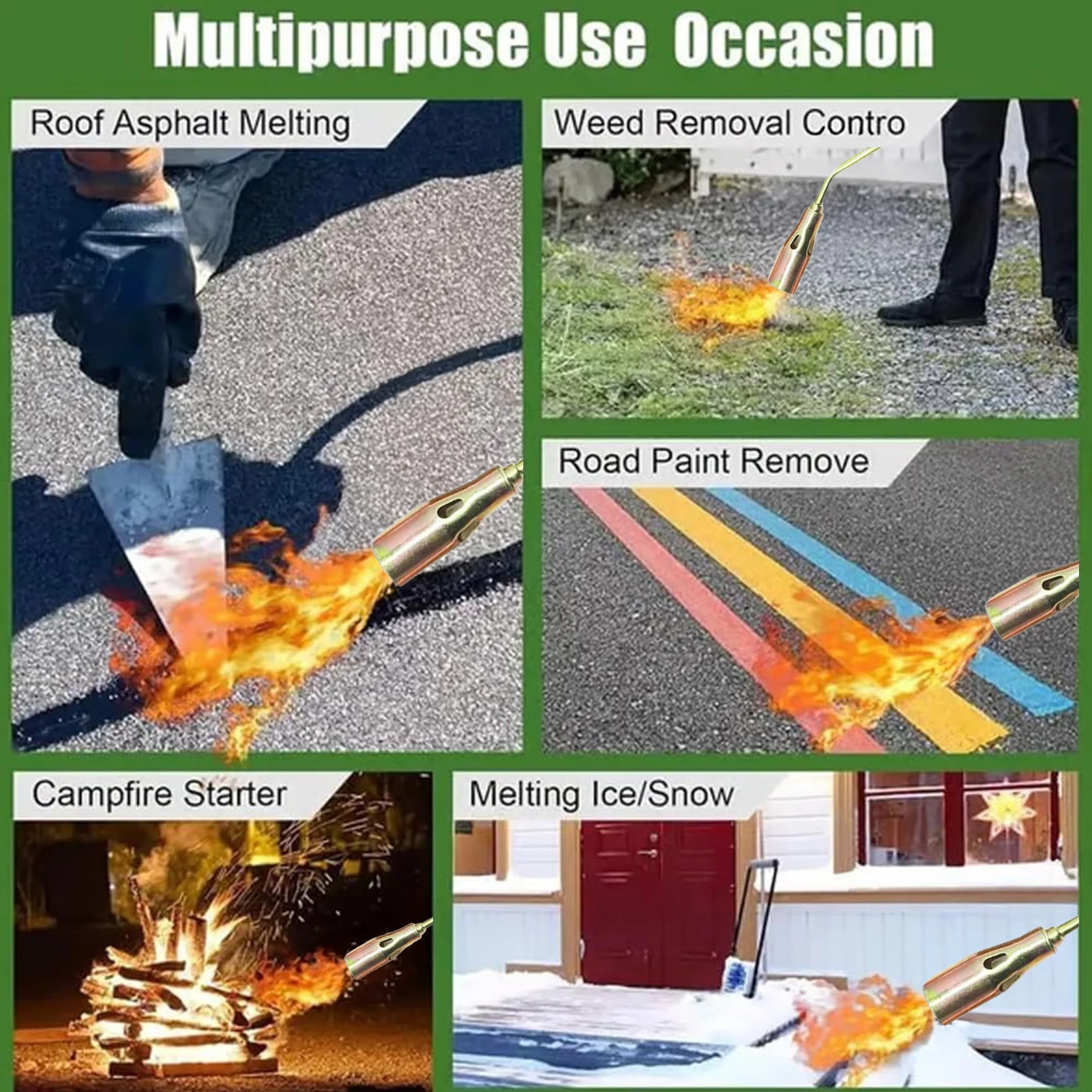 Quemadores para acampar al aire libre, encendedor Manual portátil para cocinar, horno, encendedor Manual de encendido con manguera de Gas, accesorio para barbacoa