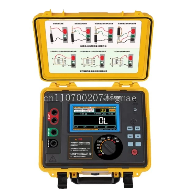 

Digital insulation resistance tester ETCR3500B/3520B/C megohm shaker 5000V high voltage 10KV