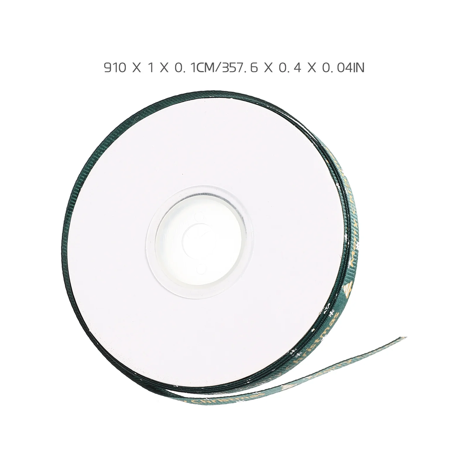 

Christmas Tree Ribbon 2 Rolls Xmas Gift Wrapping Decor Craft Supplies Durable Neat Edges Easy to Use Christmas Ribbon