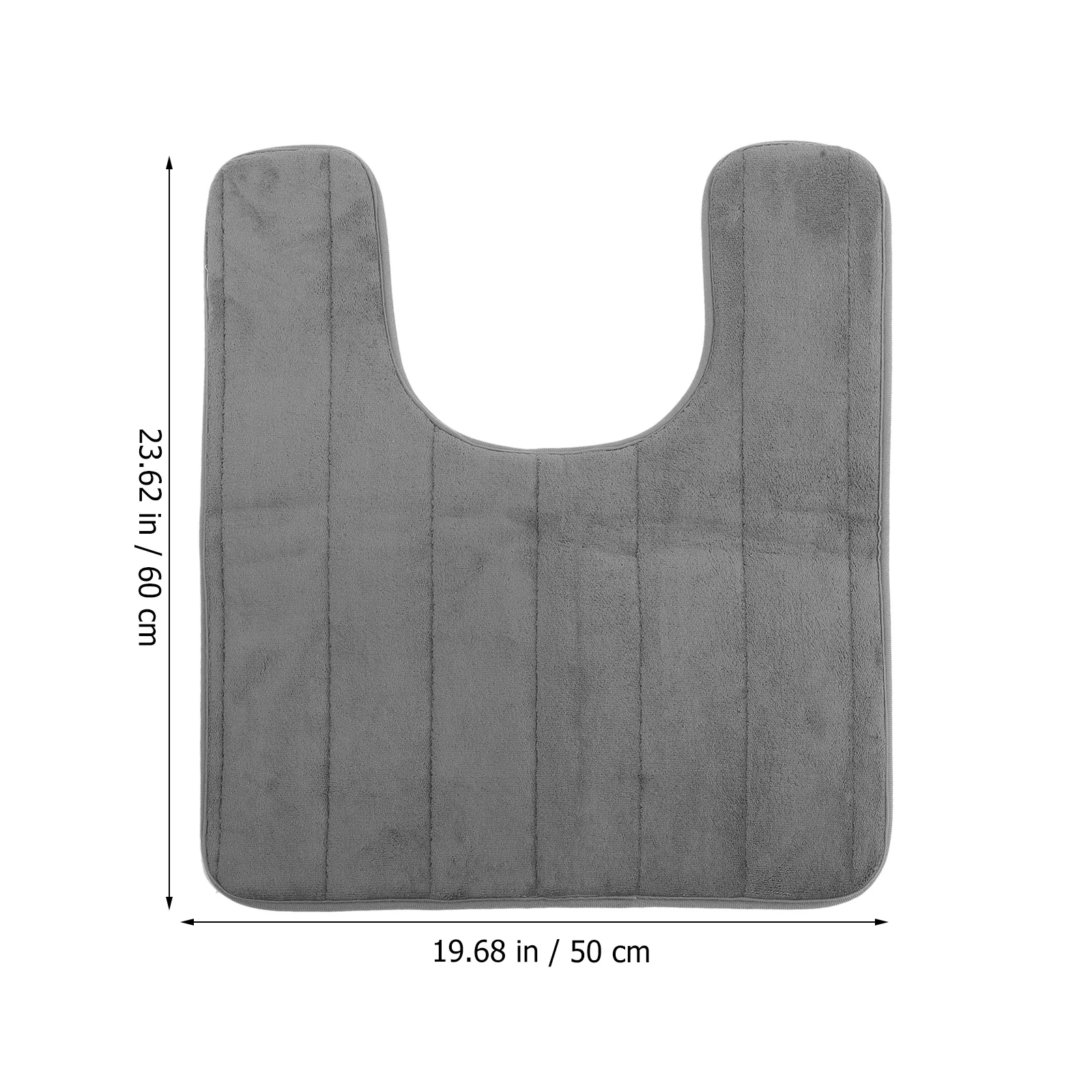 

Slow Rebound Floor Mat 50x60cm Memory Foam Toilet Rug Pad Closestool Anti Skid Bathroom Accessories Non Slip Mats Set Easy Clean